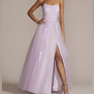 Jules & Cleo Lilac Purple Prom Dress